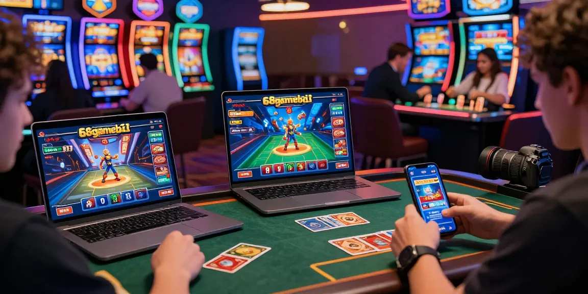 Engaged players experiencing the thrilling 68gamebai online gaming platform with vibrant graphics and live dealers.