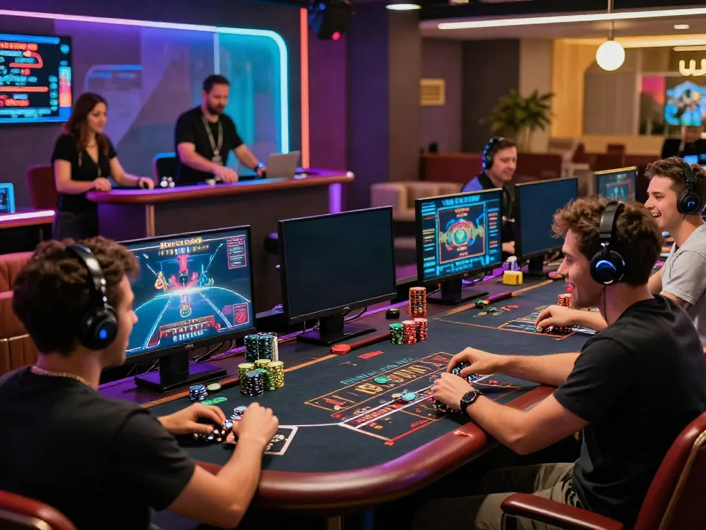 Engaged players experiencing the lively atmosphere at FIVE88 live casino.