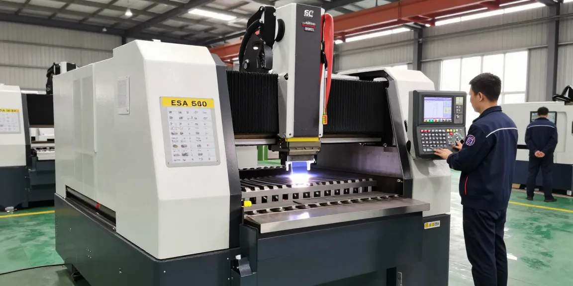 High-precision cnc press brake machine for sale in a modern manufacturing setup, showcasing advanced automation and engineering.