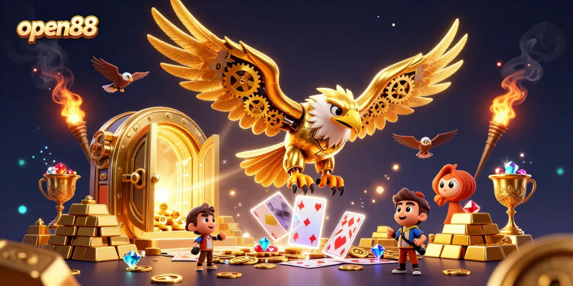 Experience the thrill of open88 with this vivid dive into a treasure-filled casino world.