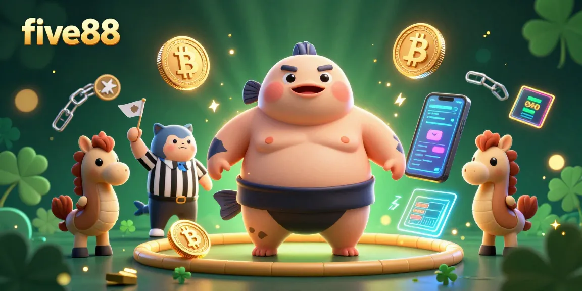 Engage in thrilling underwater fun with the vibrant five88 fugu competition featuring crypto elements.