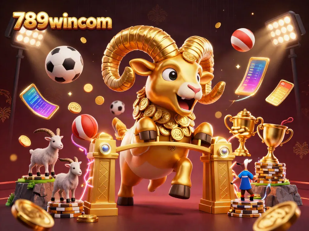 Win big with engaging 3D casino graphics showcasing 789wincom's exciting betting experience.