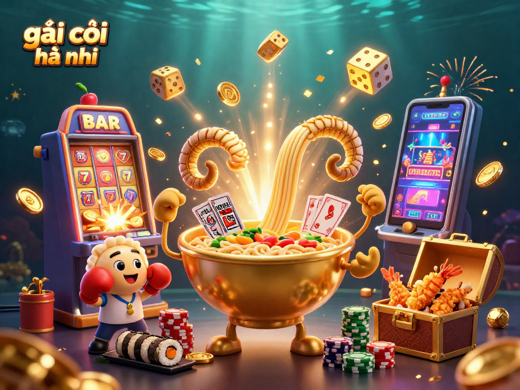 Experience the thrill of gái gọi hà nội gaming, with a vibrant 3D casino scene alive with action!