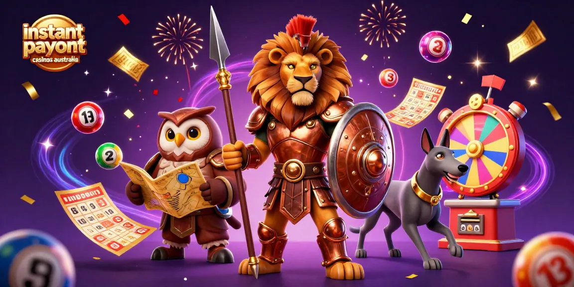 Engage with instant payout casinos Australia in this dynamic 3D casino scene with lively elements