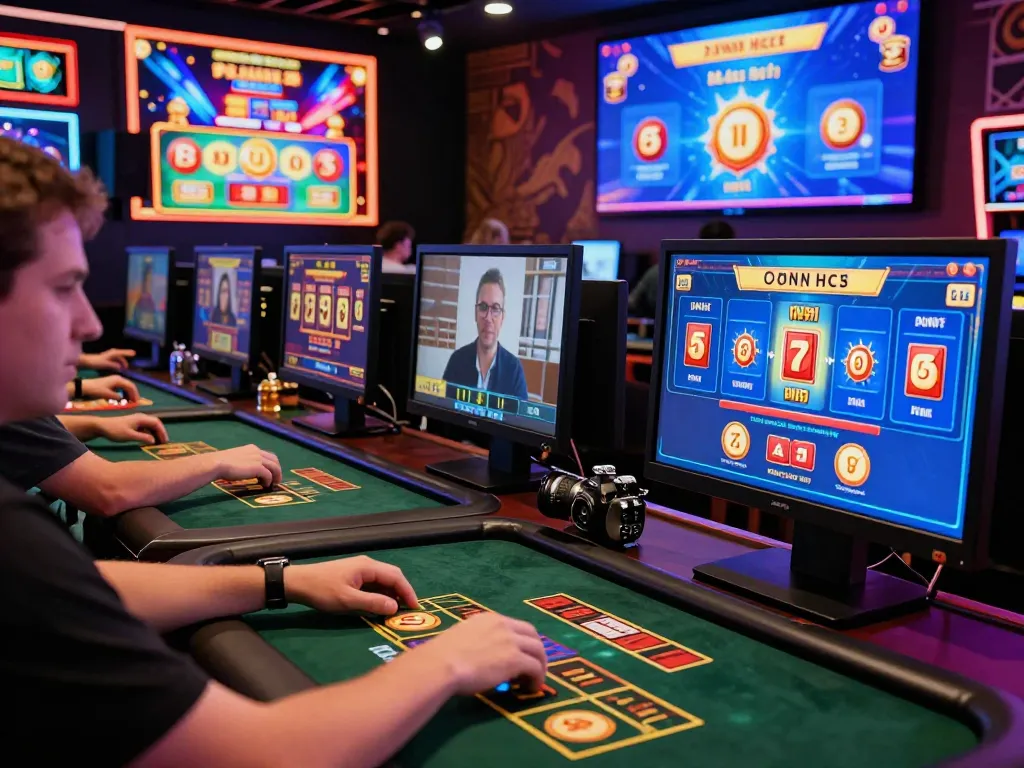Players enjoying games at MM88 online casino with vibrant atmosphere and interactive features.