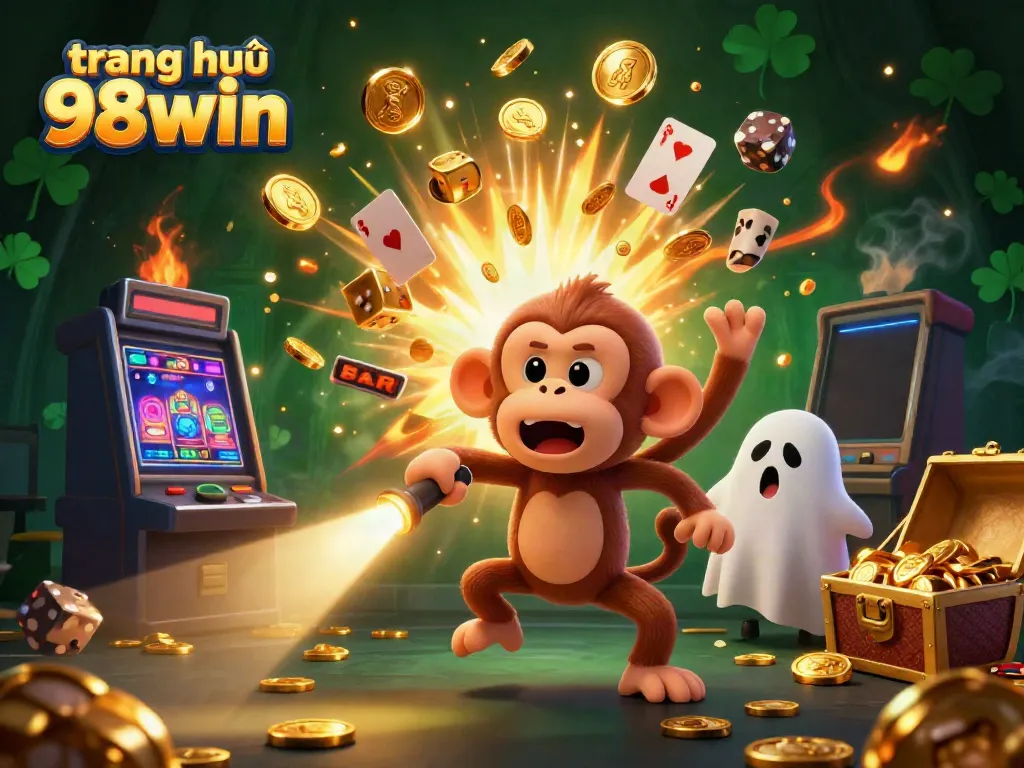 Experience thrilling games and jackpots at trang chủ 98win with vibrant scenes illustrating excitement.