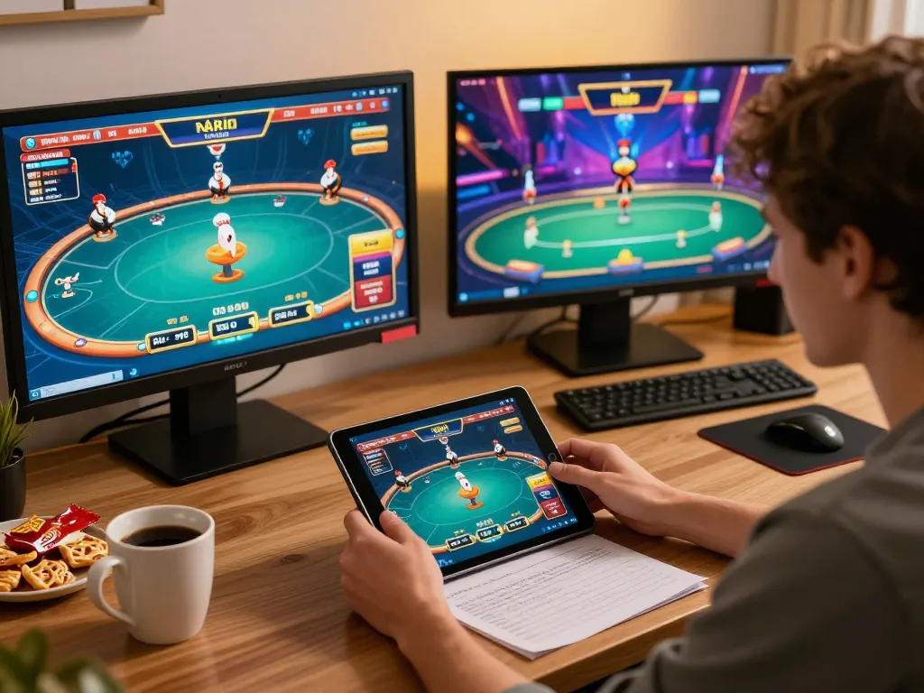 Xem đá gà Thomo hôm nay trực tiếp với gameplay hấp dẫn trên máy tính bảng trong một không gian ấm cúng tại nhà