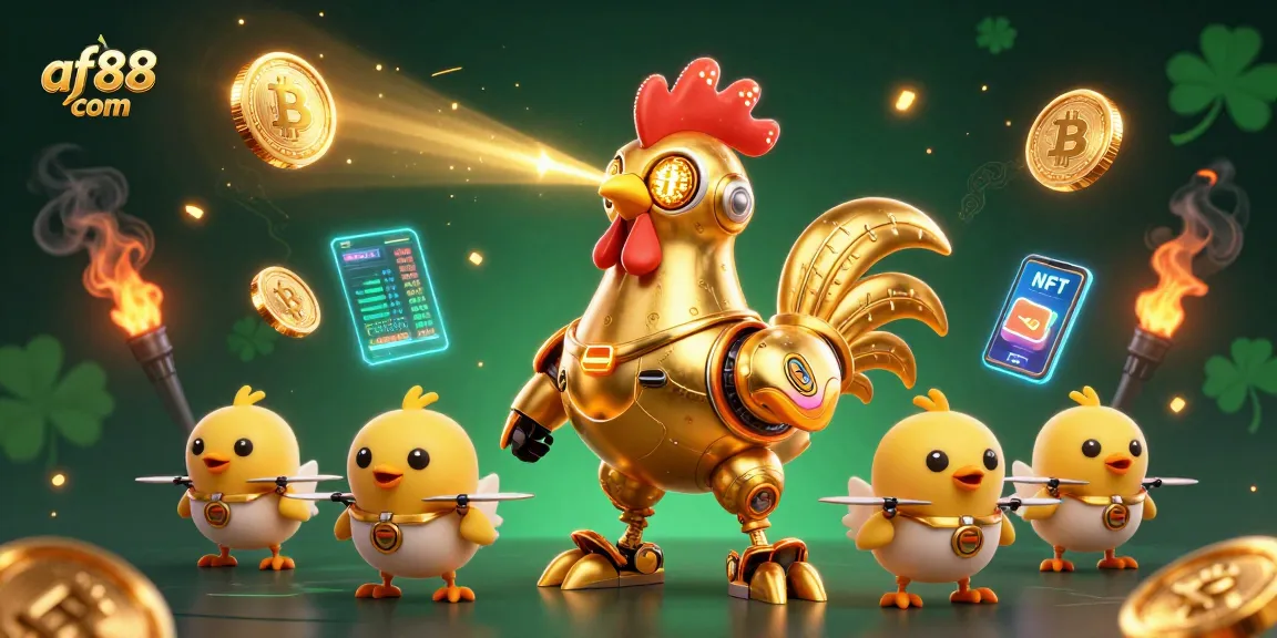 Engage with af88 com as golden rooster robot unleashes thrilling casino action amid cryptocurrencies.