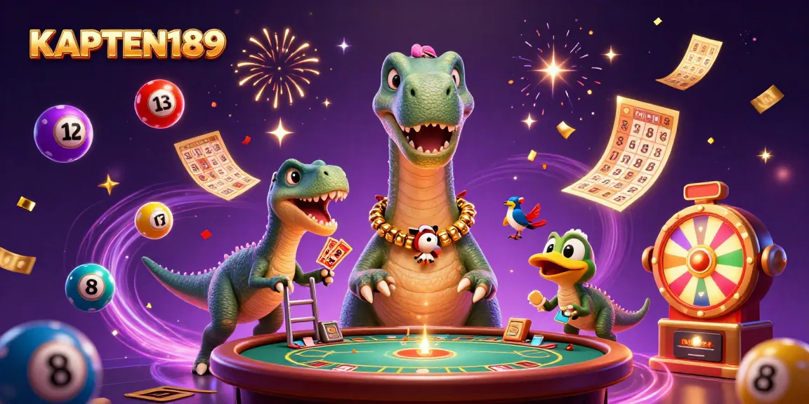 KAPTEN189 menyediakan momen kasino yang seru dengan dinosaurus raksasa dan permainan keberuntungan.