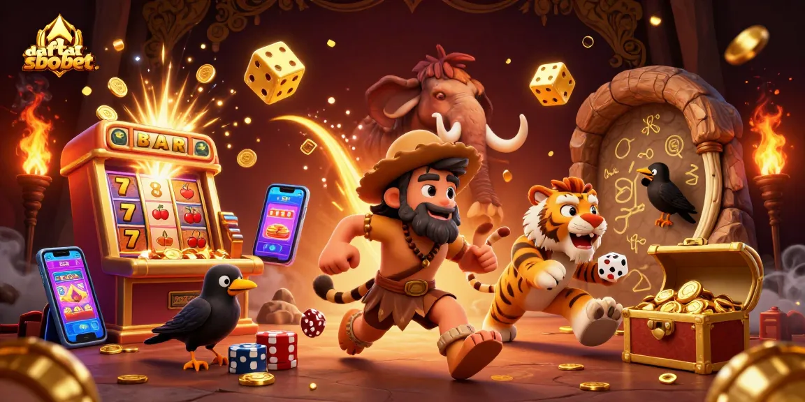 Engage with daftar sbobet at a thrilling prehistoric casino with dynamic 3D visuals and gaming excitement.