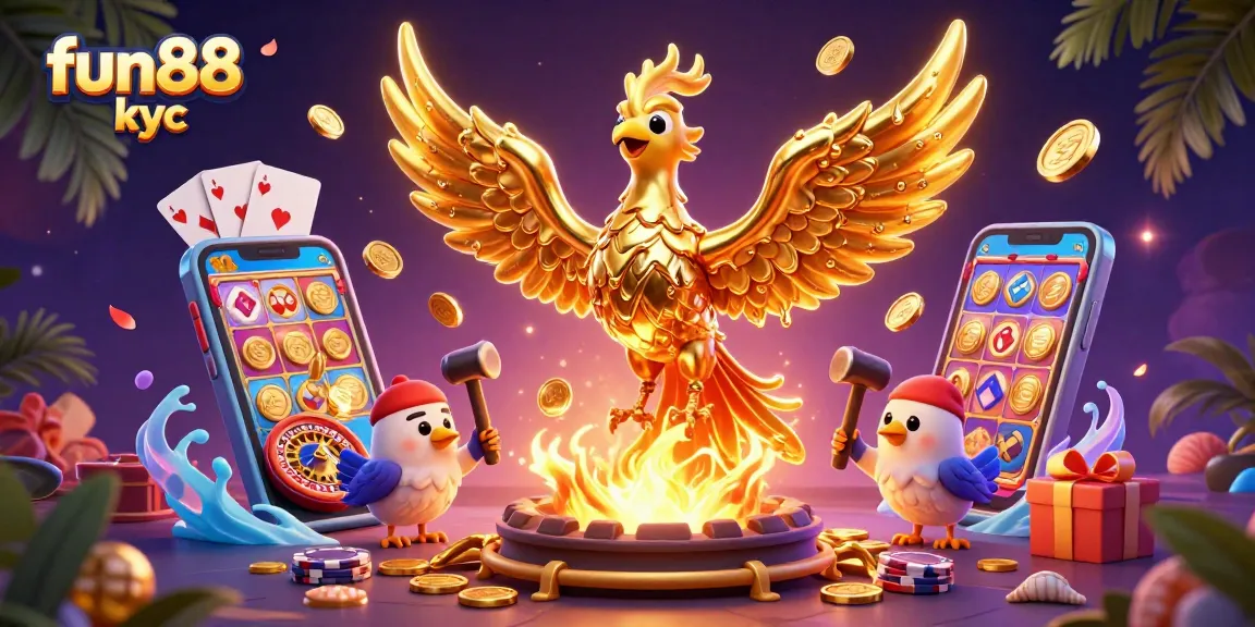 Trải nghiệm thú vị cùng fun88 kyc với hình ảnh biểu tượng cá cược độc đáo và sinh động.