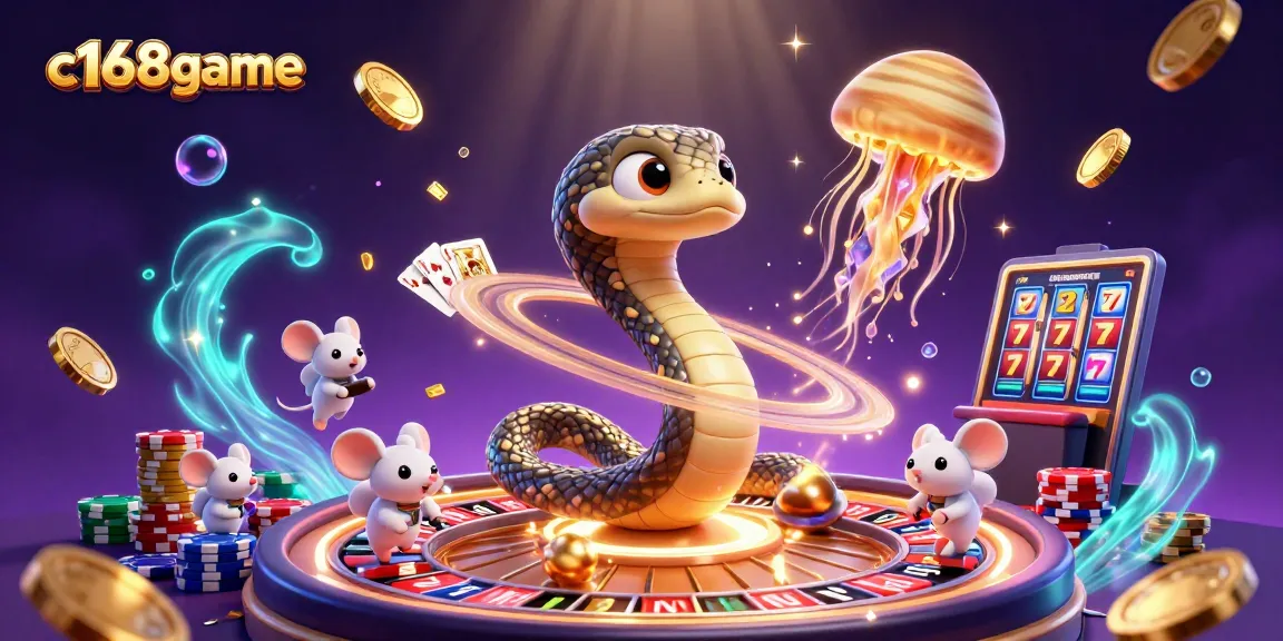 Play a winning hand at c168game with astronauts betting and vibrant casino elements in cosmic style.