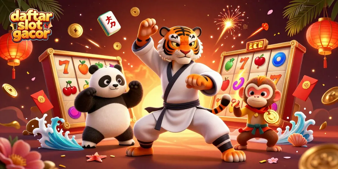 Engage with daftar slot gacor while enjoying 3D slots, vibrant symbols, and animated casino elements.