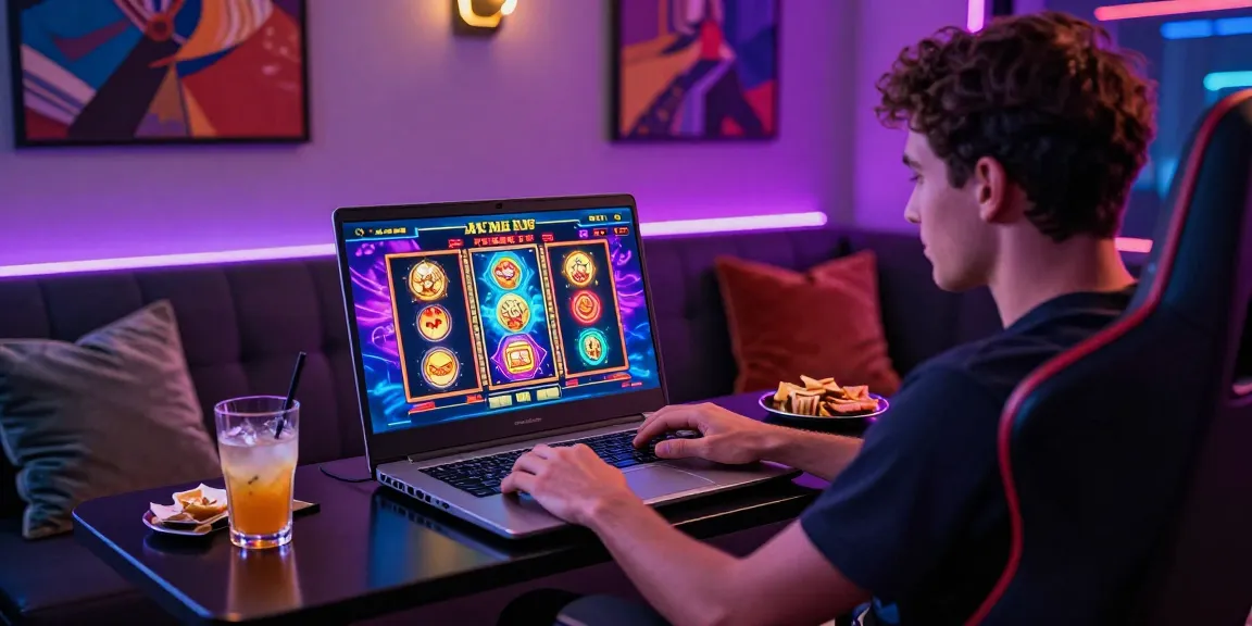 Situs LUXURY777 dengan pemain menikmati permainan slot online di lingkungan mewah dan modern