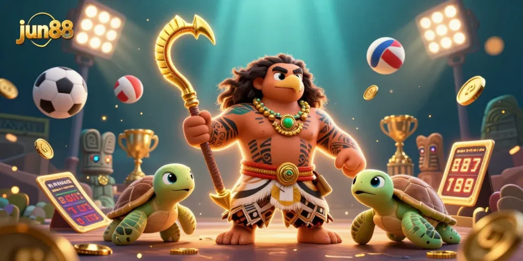 Catch big wins at jun88 with a vibrant 3D casino adventure featuring dynamic sports elements and engaging characters.