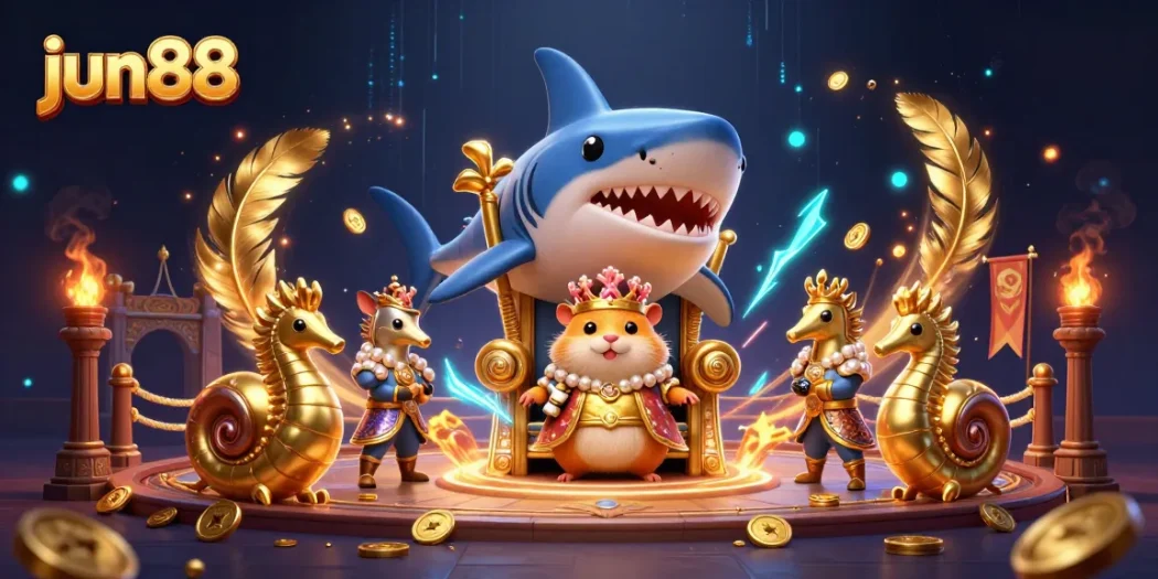 Engage in thrilling gaming adventures at jun88 with rich 3D casino visuals featuring dynamic characters.