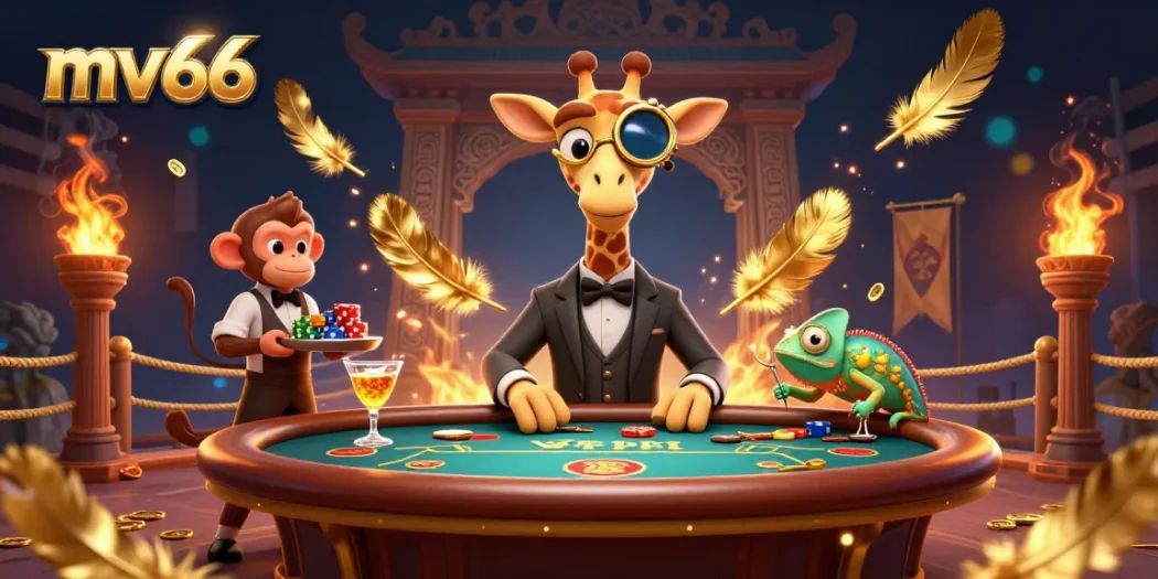 Experience thrilling action with mv66 as animated characters showcase thrilling casino moments.